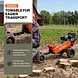 SuperHandy 15HP Gas Powered Stump Grinder, 420cc, 8 Carbide Teeth - GUO151