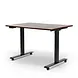 SuperHandy Electric Standing Desk, 48" x 30", Rustic Wood - GUT149
