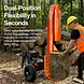 SuperHandy 37 Ton Gas Log Splitter, 389cc, 24" Max Log Length, Vertical/Horizontal - GUT200