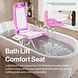 SuperHandy GoRise LT Portable Floor & Bath Lift, Pink Edition, 330 lb Capacity - GUT197