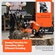 SuperHandy 15HP Gas Stump Grinder with Electric Start & Sweep Function, 420cc - GUO152