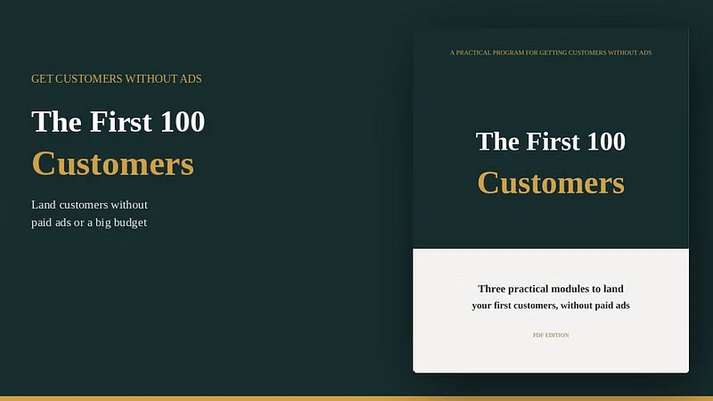 The First 100 Customers