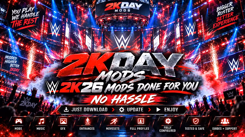 2KDAY - WWE 2K26 MODS
