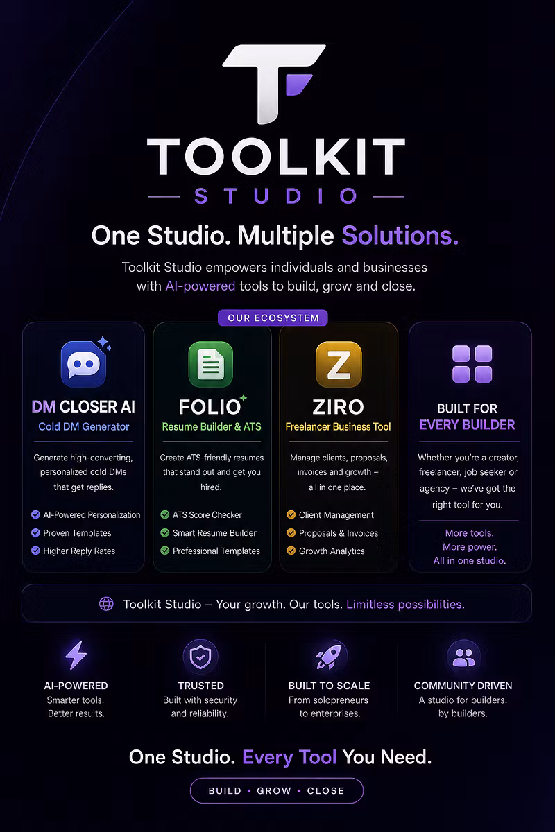 Toolkit Studio