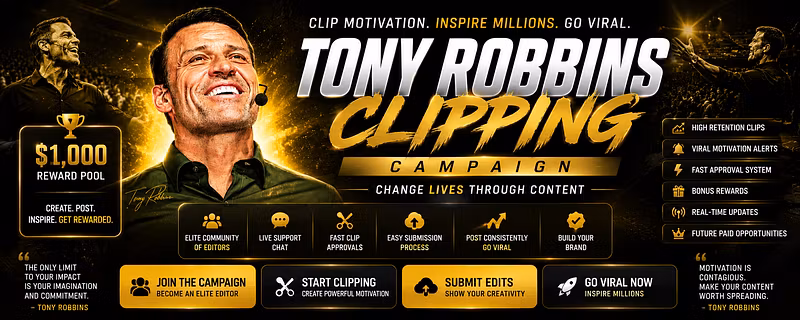Tony Robbins Clipping