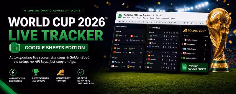 Football World Cup 2026 Tracker