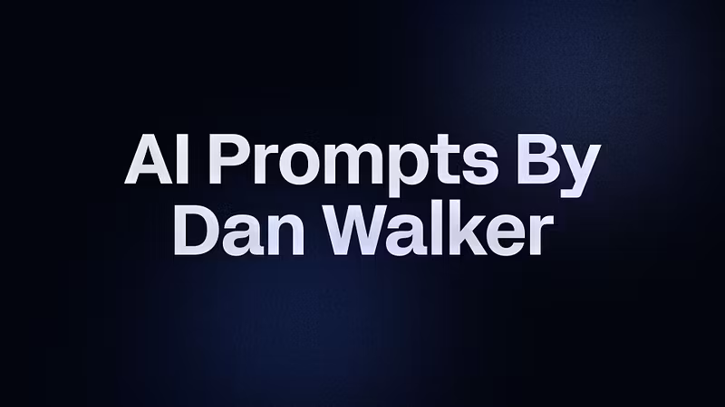 AI Prompts By Dan Walker