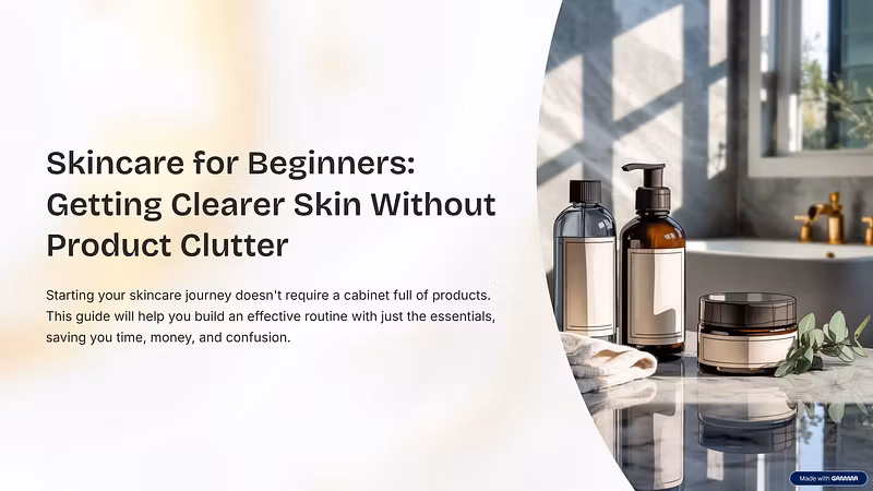 Skincare Beginners
