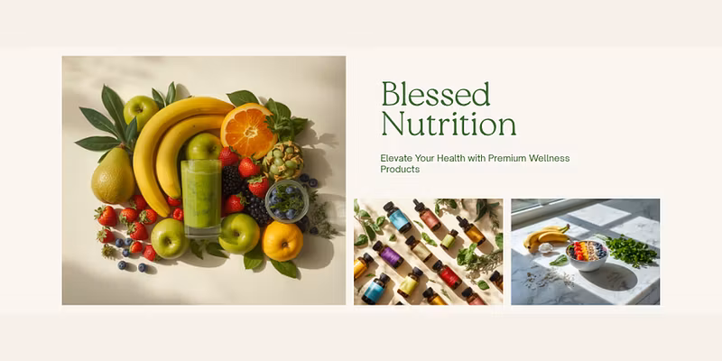 Blessed Nutrition Online Store