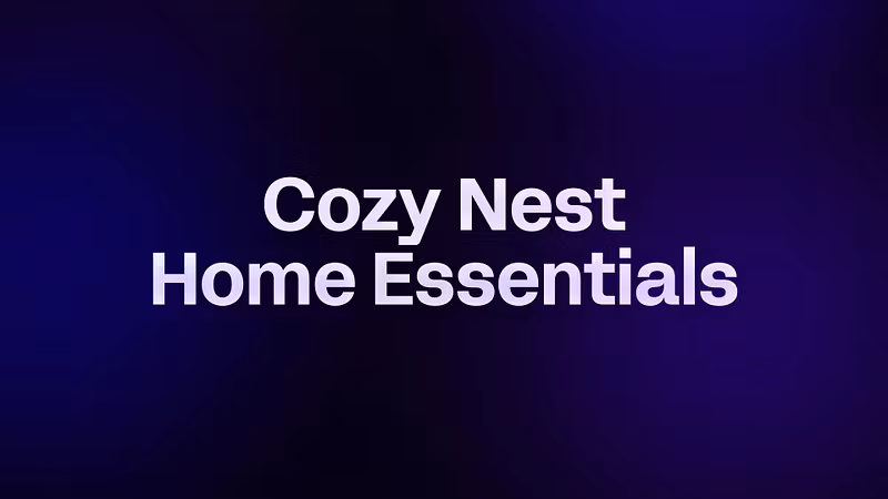 Cozy Nest Home Essentials