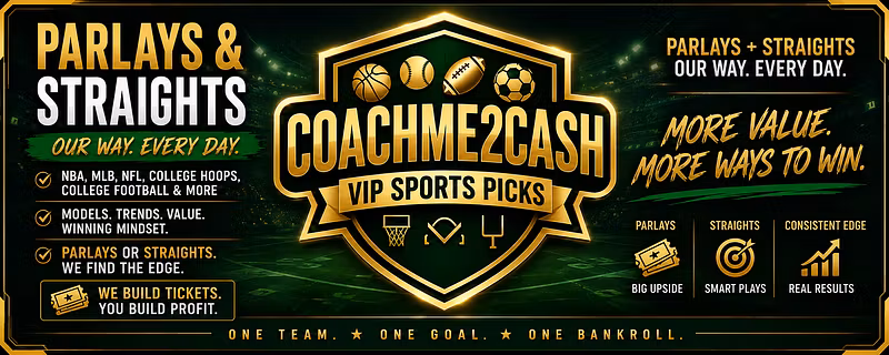 Coach's VIP Sports Picks