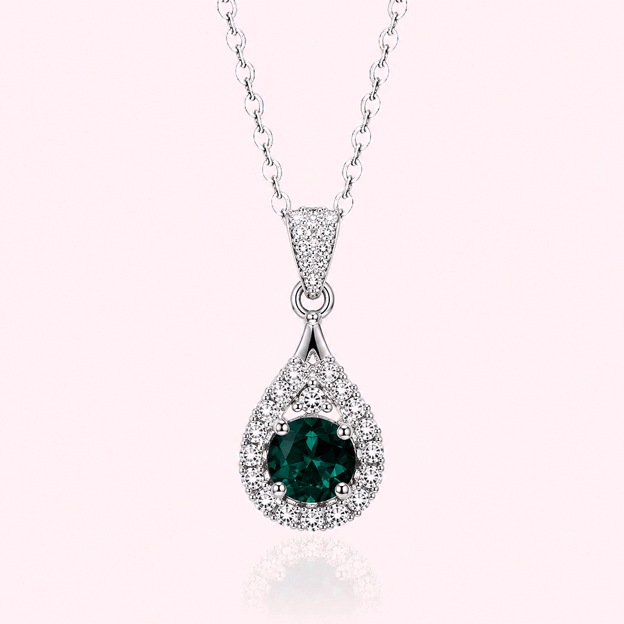 Alindra Voselle Necklace | White Gold