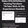 TikTok AI Blueprint $1k+/month
