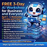 FREE 3-Day LIVE Ai Workshop April 1-3