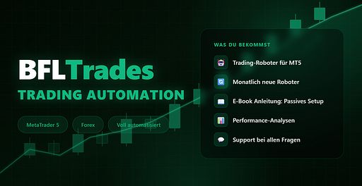  In wenigen Stunden läuft dein erster Trading Roboter - voll automatisch