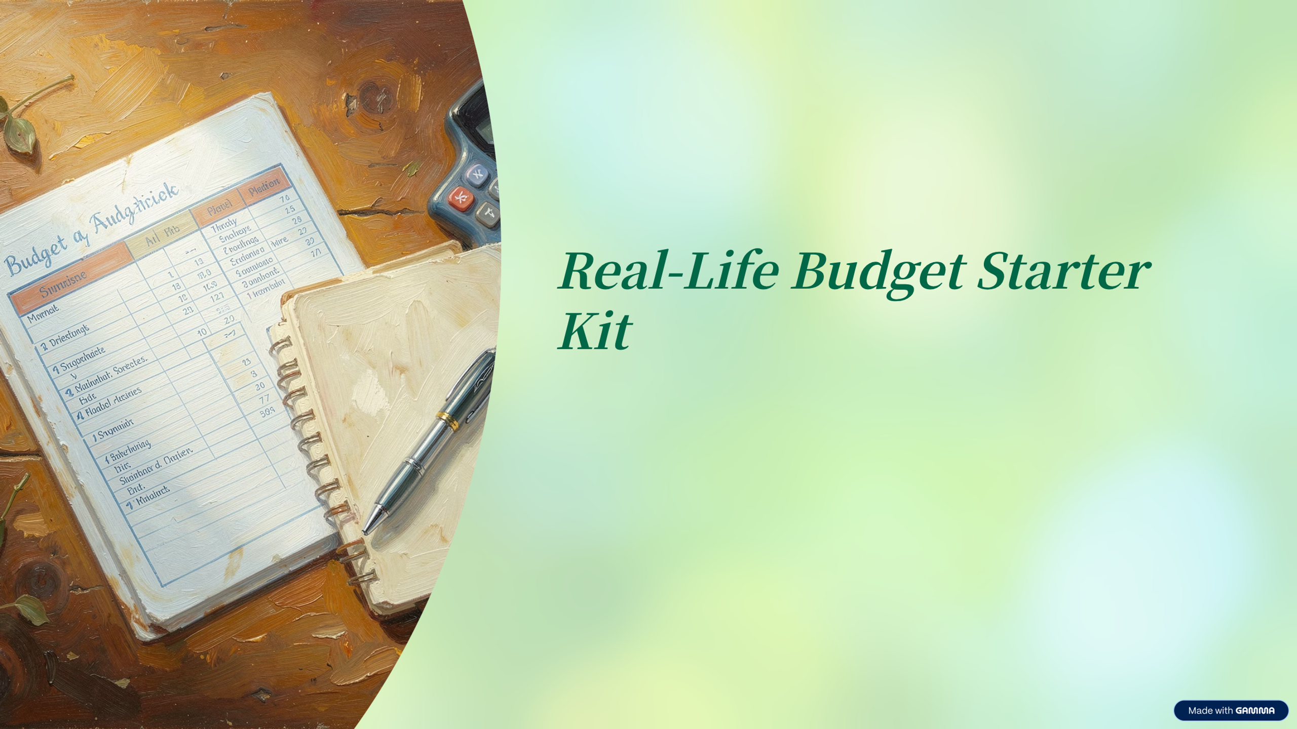 Real-Life Budget Starter Kit