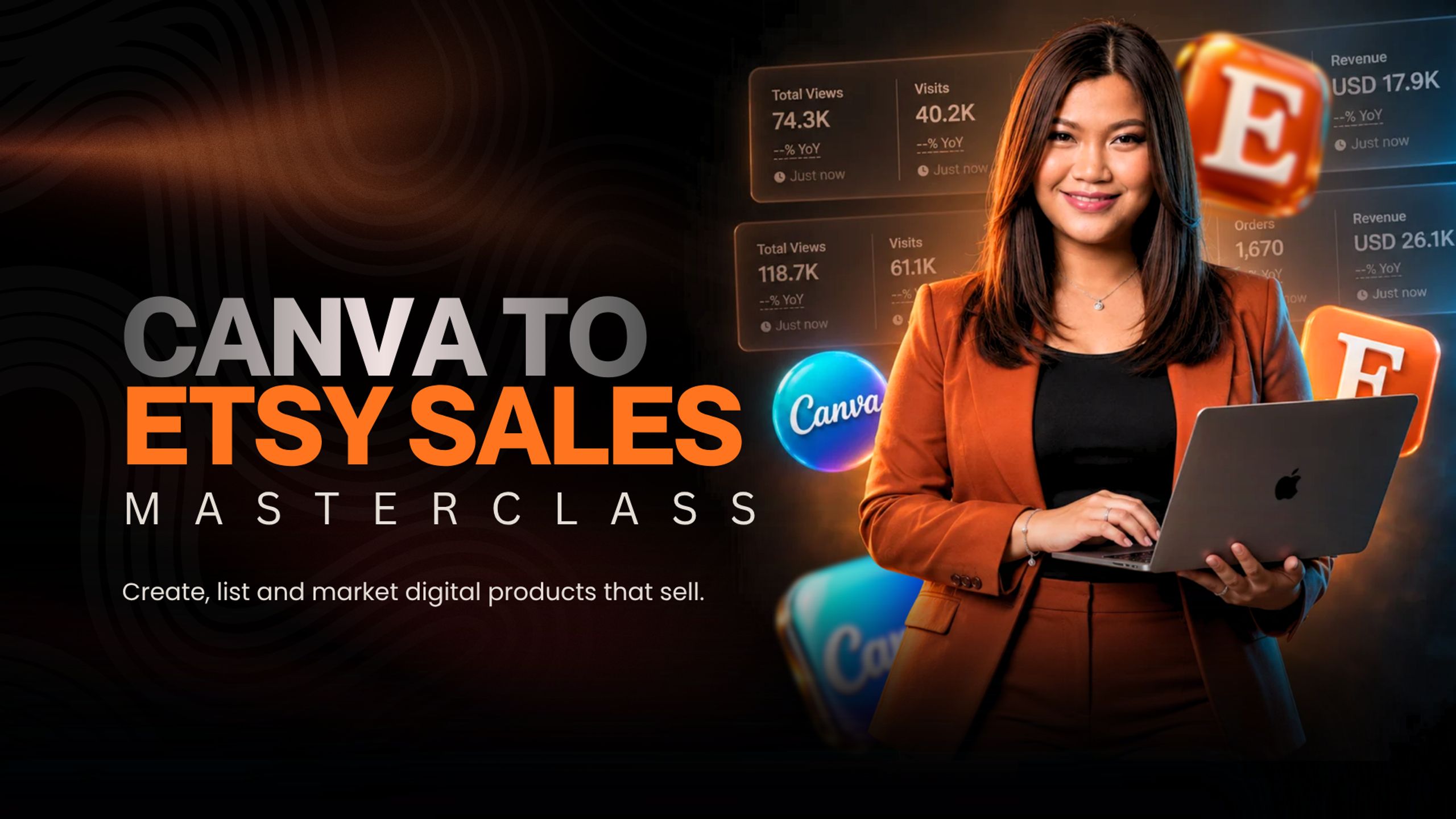 Canva to Etsy Sales Masterclass