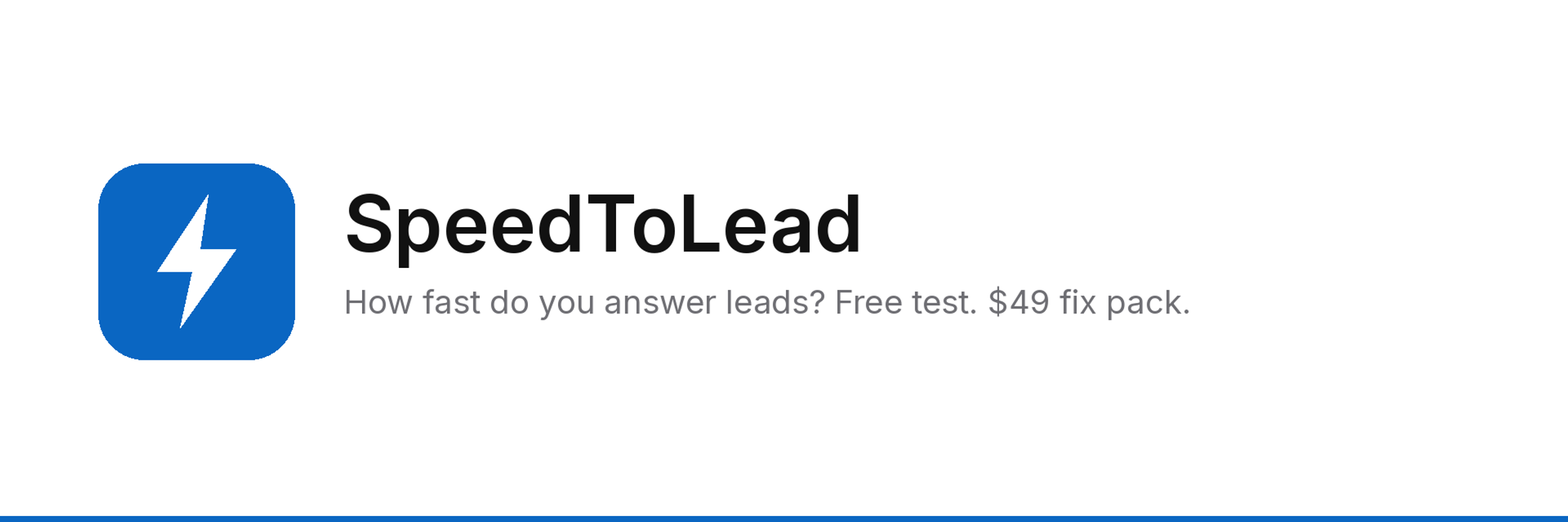 SpeedToLead