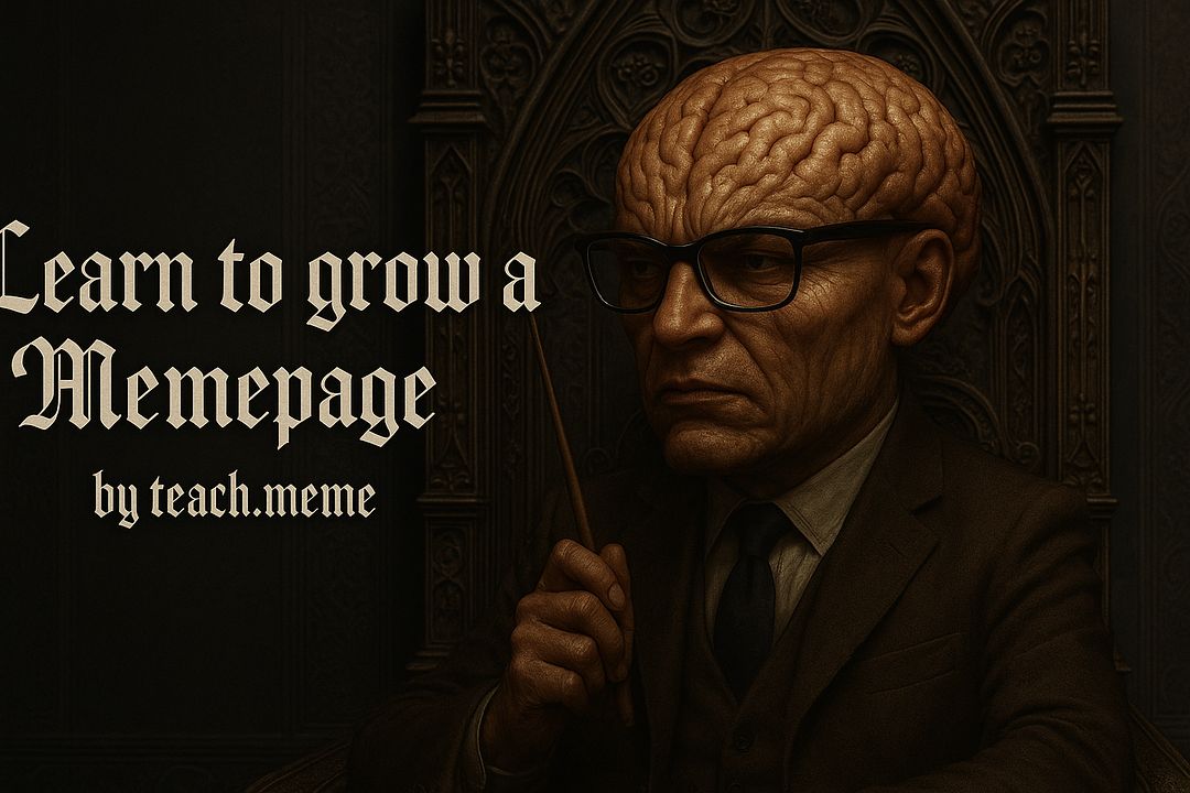 Teach Memes | Grow a Memepage