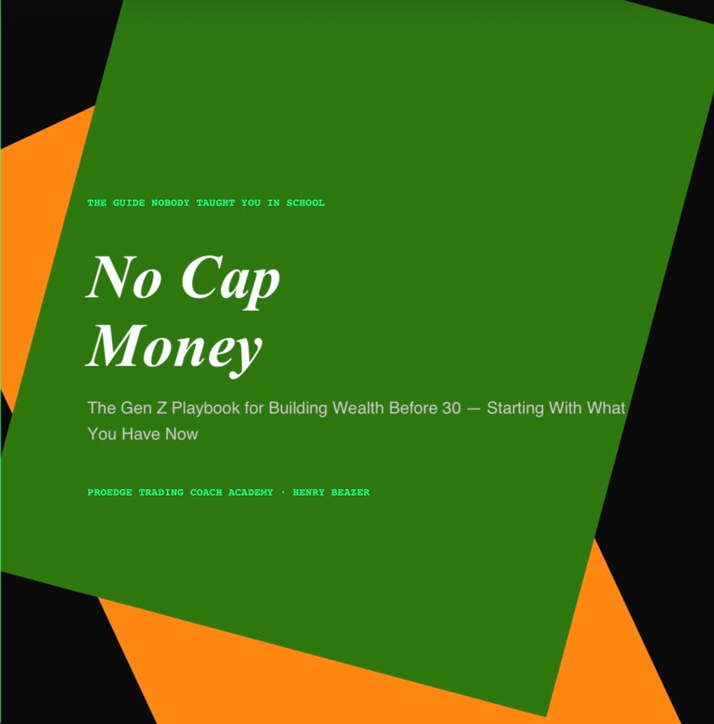 No Cap Money