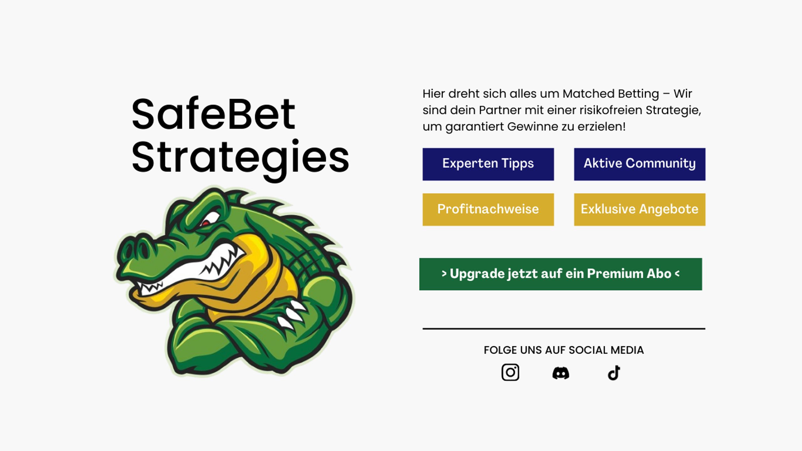SafeBet Strategies