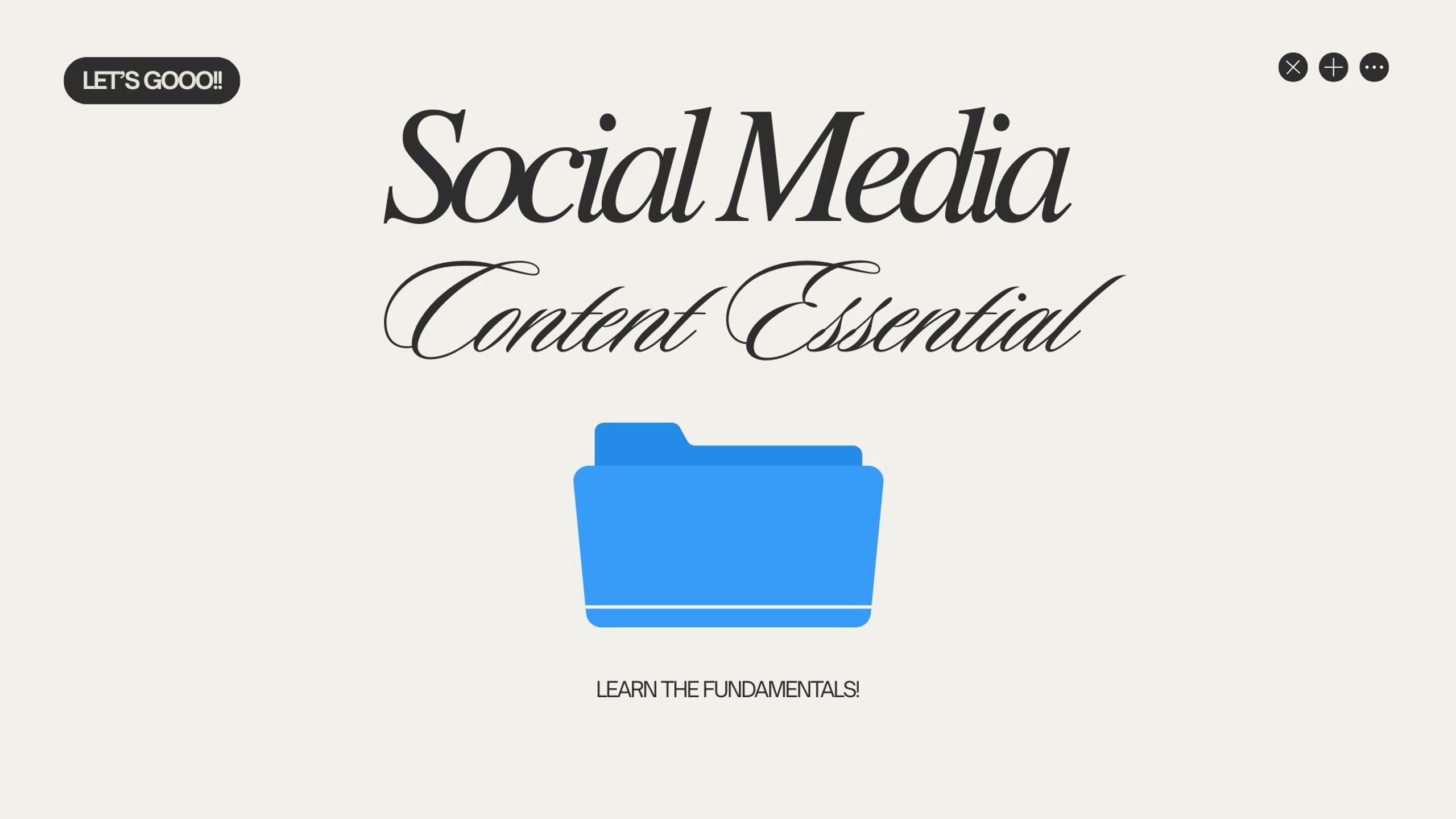 Social Media Content Essential