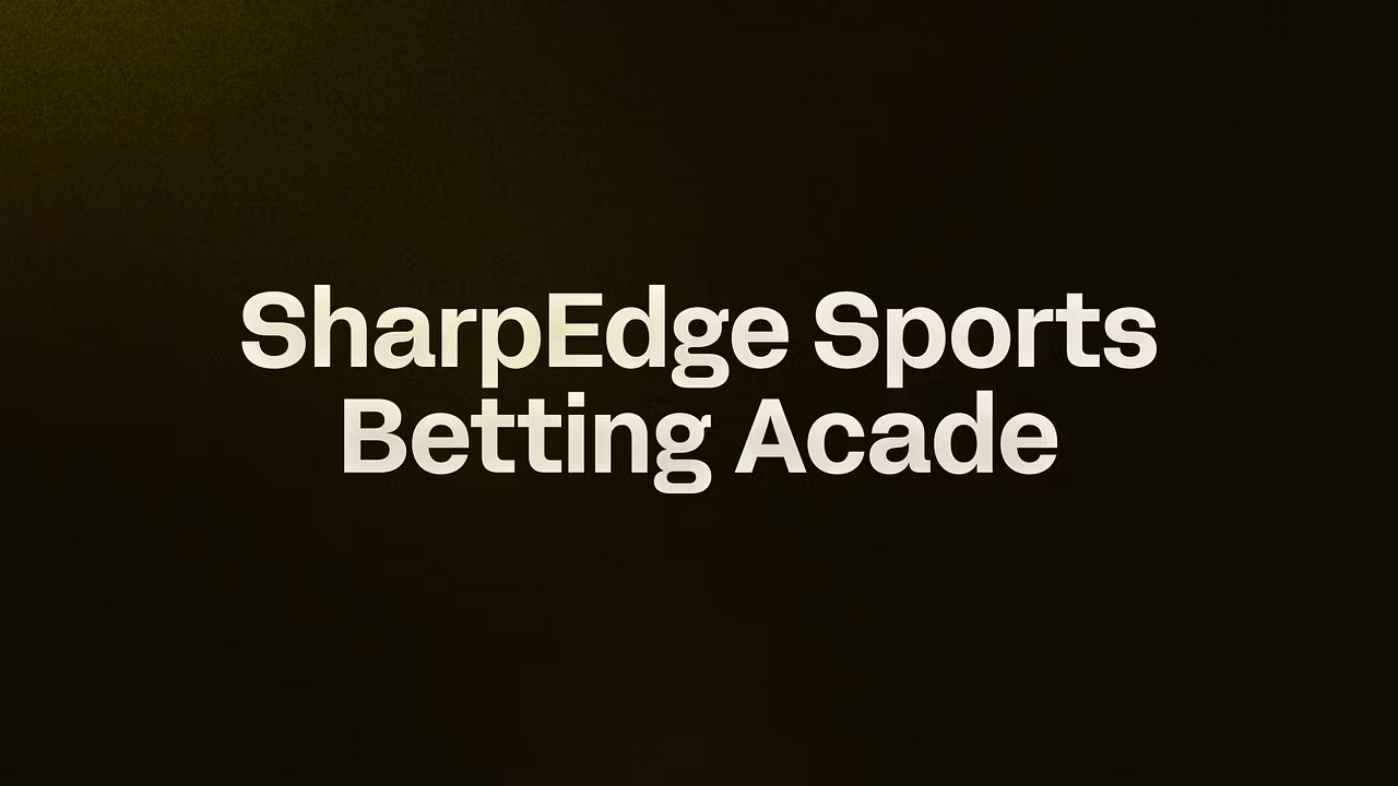 SharpEdge Sports Betting Academy