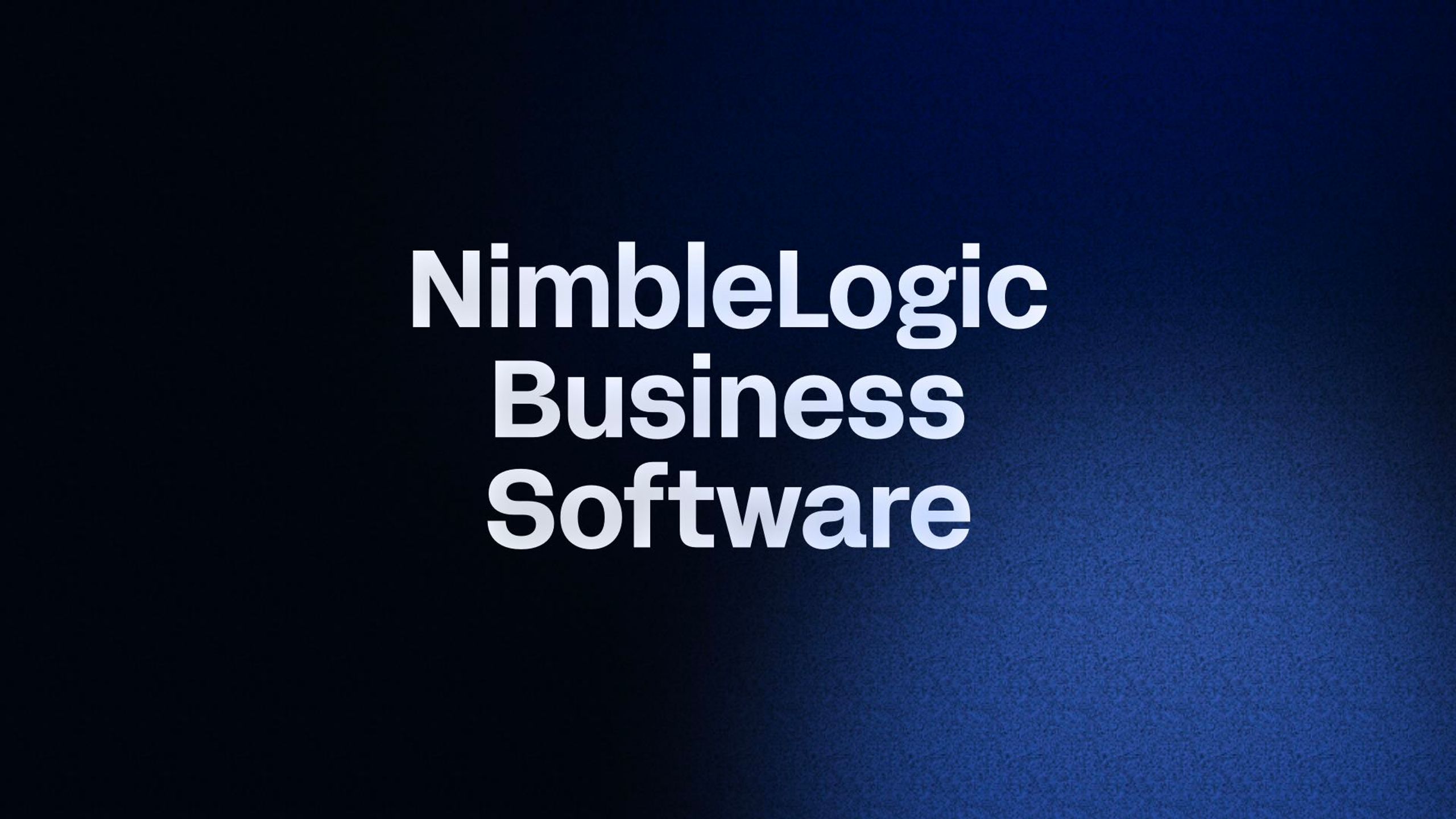 NimbleLogic Business Software