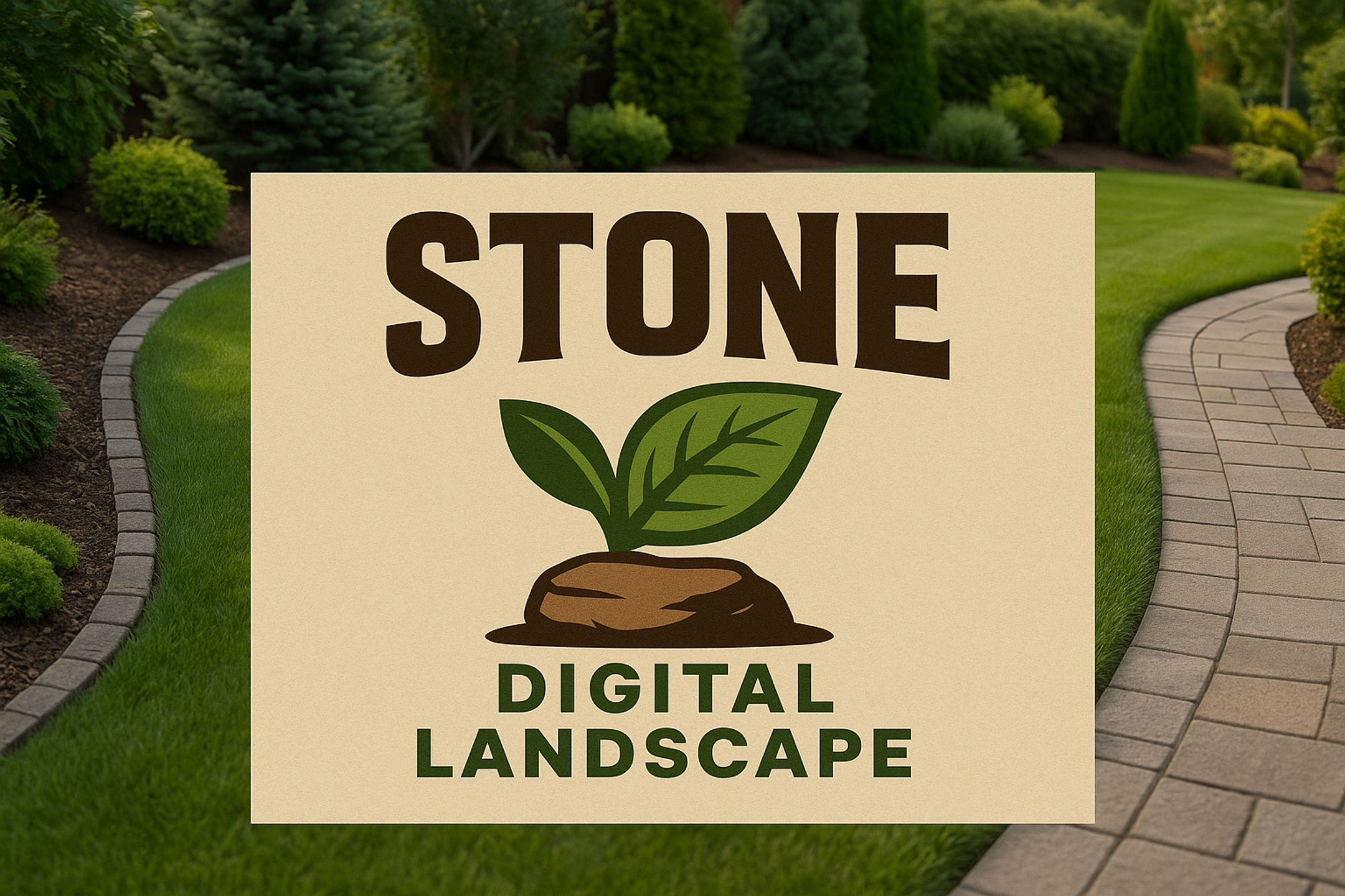 Stone digital landscape