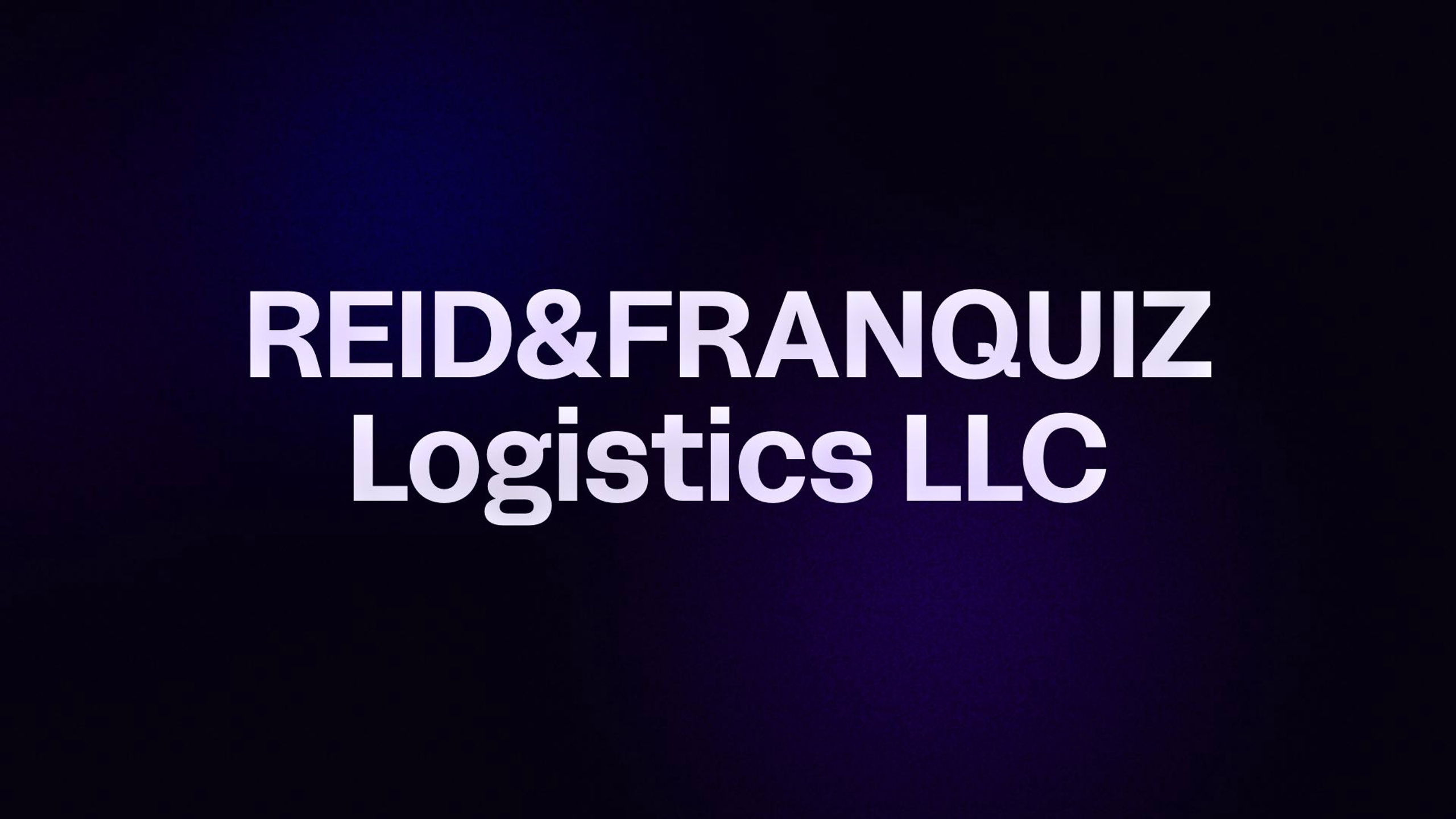 REID&FRANQUIZ Logistics LLC