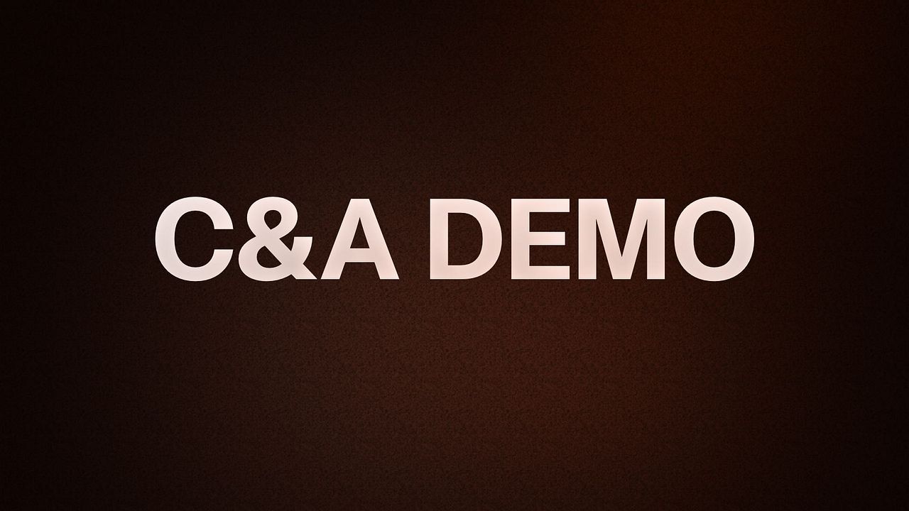 C&A DEMO