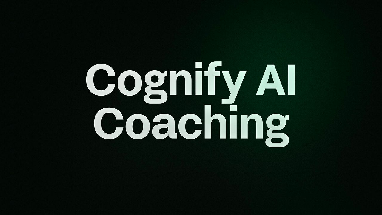Cognify AI Coaching