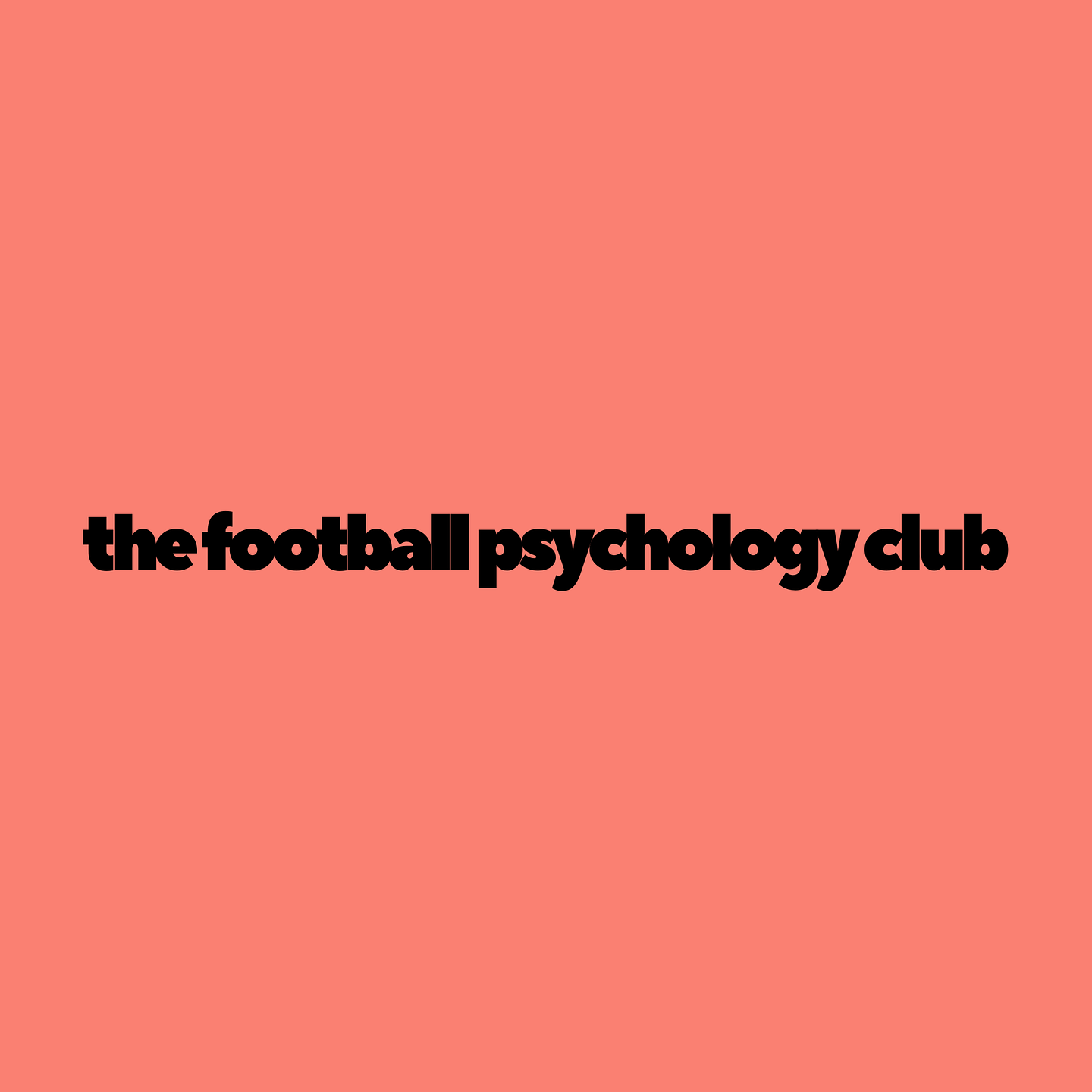 the football psychology club