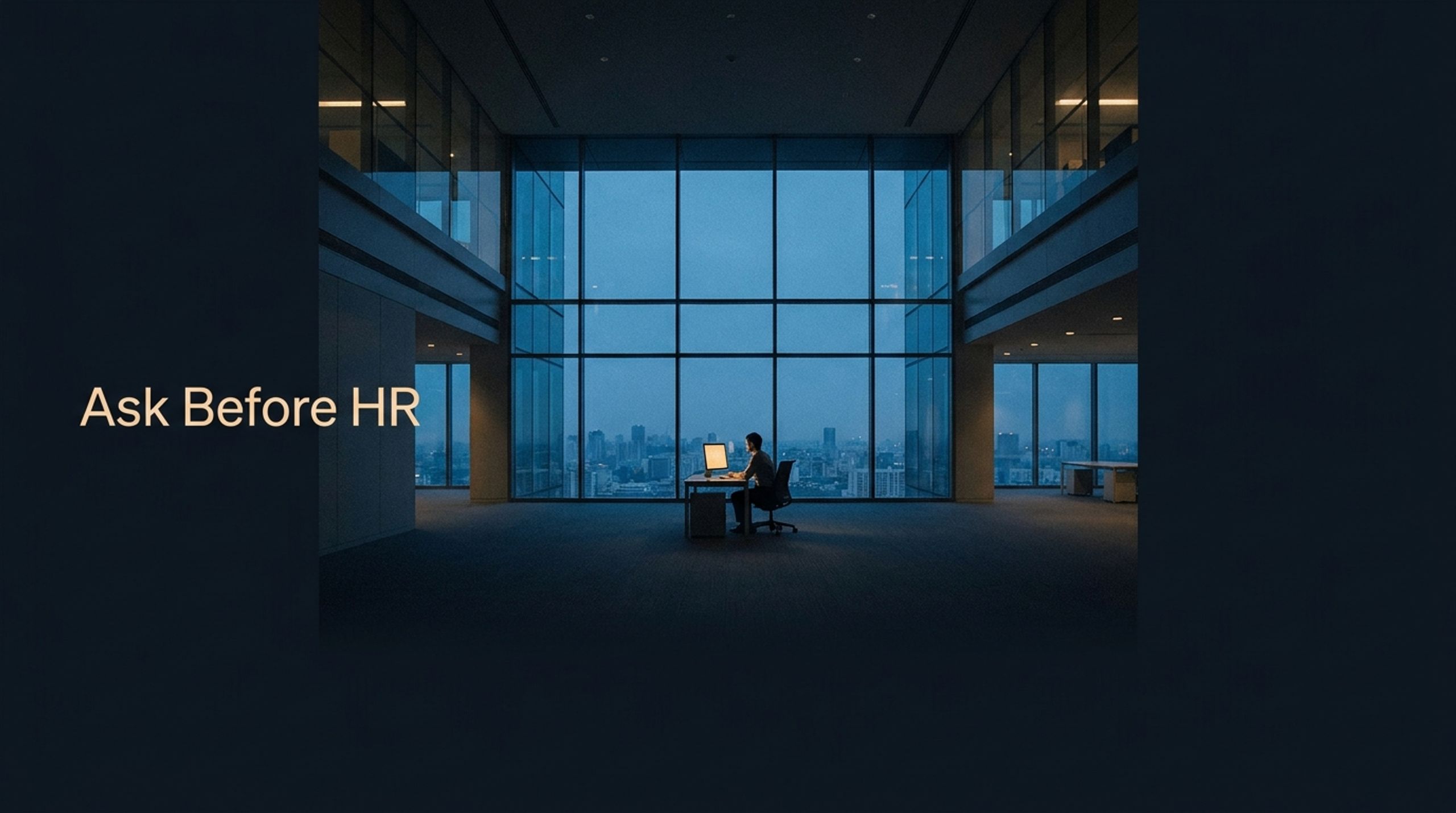 Ask Before HR