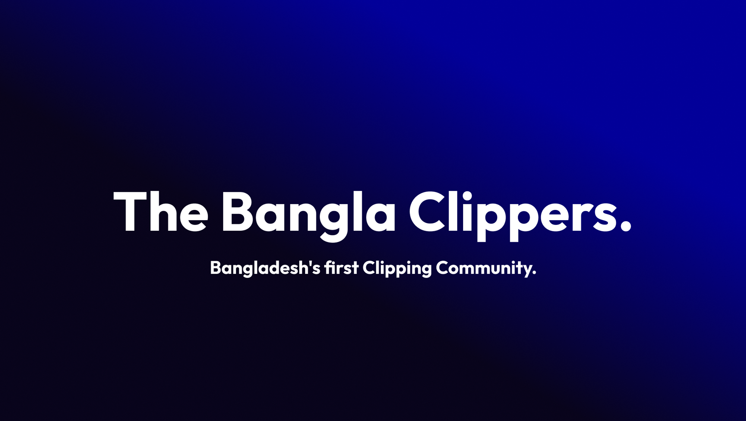 The Bangla Clippers
