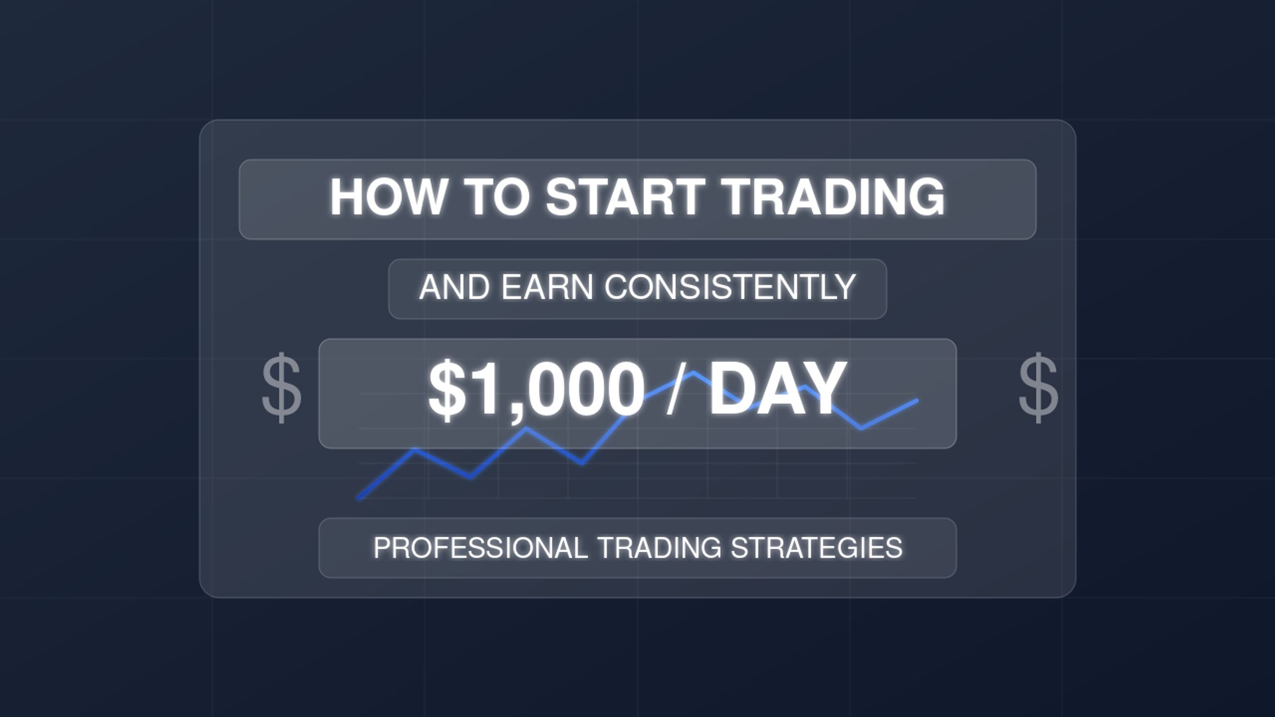 Learn to make 1k$ from Trading